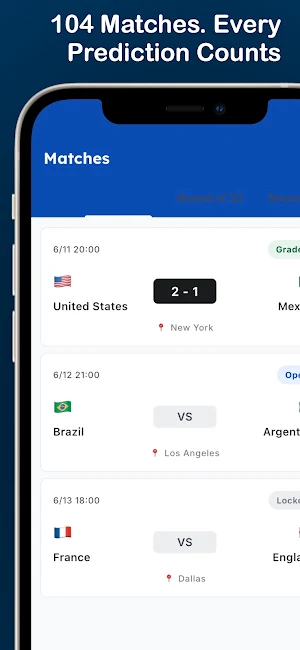 2026 Tournament Predictor Screenshot 2
