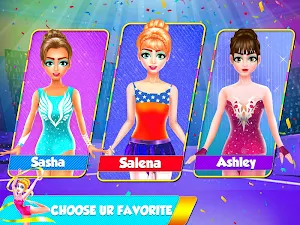 Gymnastics Star Girl Dress Up Screenshot 3