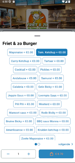 Friet & Zo Screenshot 2