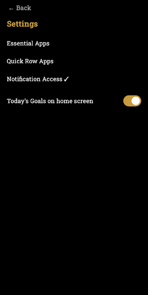 Intent Launcher: Stay Focused Screenshot 1