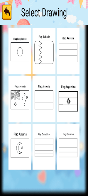 Coloring World Flags Screenshot 2