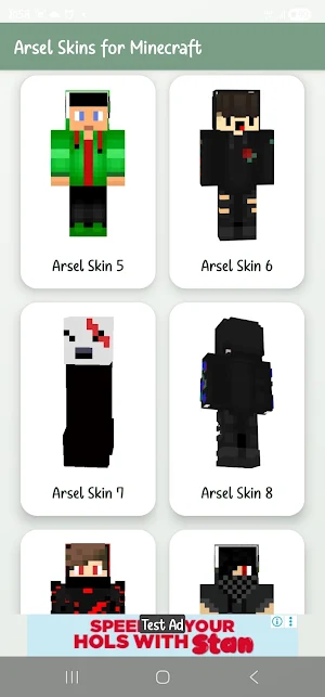 Arsel Skins for Minecraft Screenshot 1