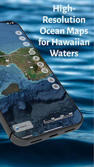 Hawaii Ocean Map Screenshot 1