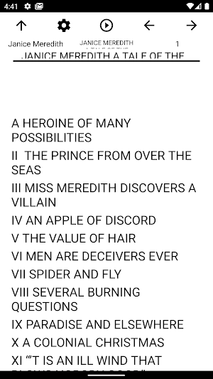 Book, Janice Meredith Screenshot 1