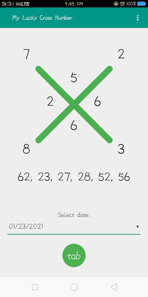 My Lucky Cross Number Screenshot 1