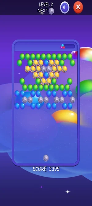 Bubbles Rush Game Screenshot 1