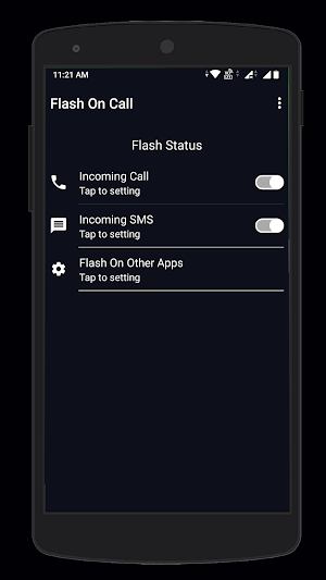 Flash On Call Screenshot 0