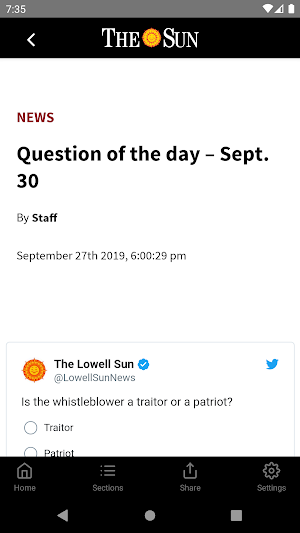 Lowell Sun News Screenshot 1
