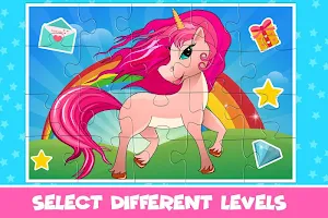 Unicorn Puzzle for Kids and Toddlers Screenshot 1