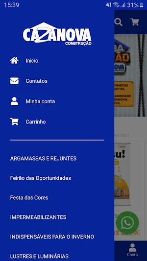 Cazanova Construção Screenshot 1