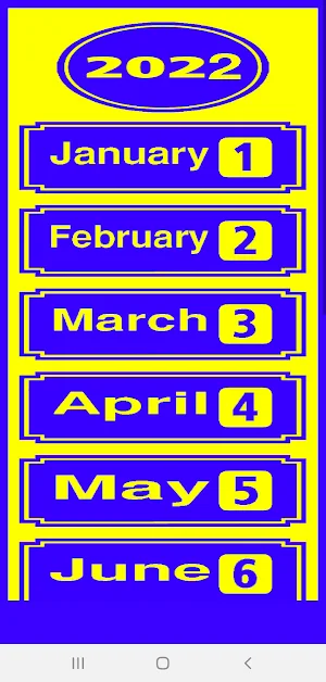 calendar 2022 Screenshot 2