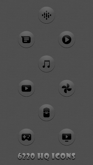 Shadowcons Gray - Glass Icons Screenshot 3