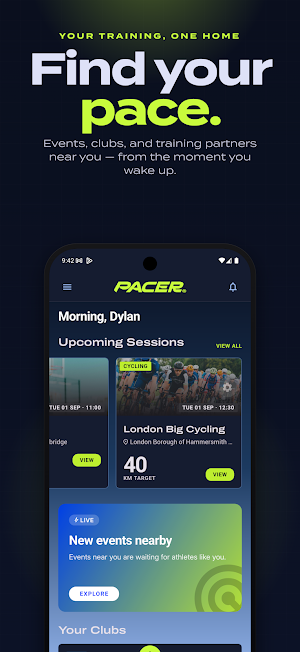 PACER: Home of Social Sport Screenshot 0
