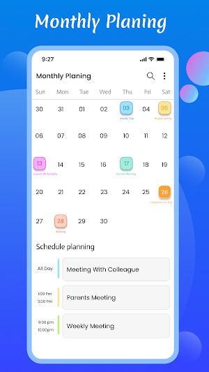 Calendar - Business Calendar Screenshot 2