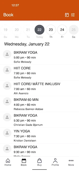 Hot Yoga Hellerup Screenshot 1