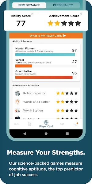 JobFlare for Job Search – Play Games. Get Hired. Screenshot 1