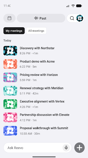 Reevo AI-Native Sales Platform Screenshot 0