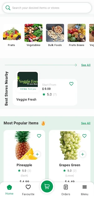 Veggie Fresh Christchurch Screenshot 0