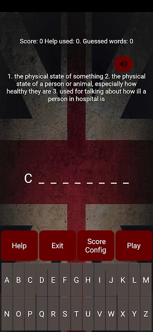 Guess The English Word Game Screenshot 0
