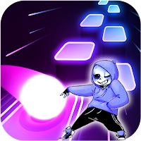Sans Undertale Hop Dance tiles