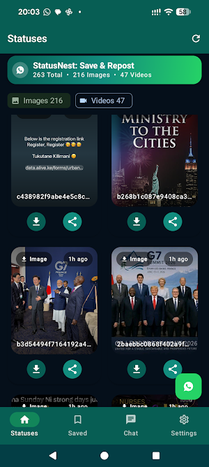 StatusNest: Save & Repost Screenshot 3