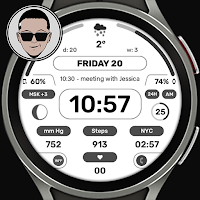 WFP 201 digital watch face