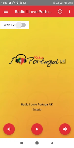 Radio I Love Portugal UK Screenshot 2