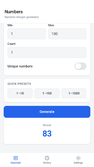 Win Nmbr Screenshot 2