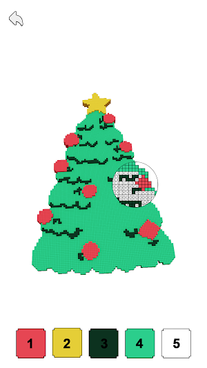 Christmas Voxel 3D Color Book Screenshot 3