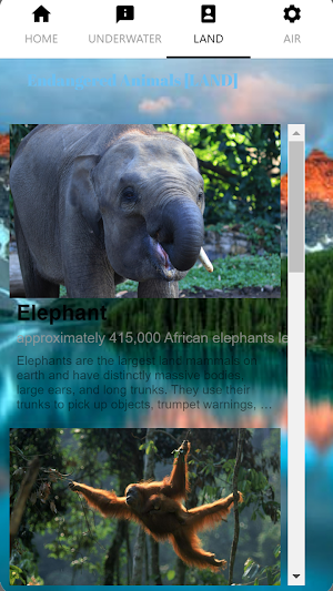 Endangered Animals by syafiq Screenshot 2
