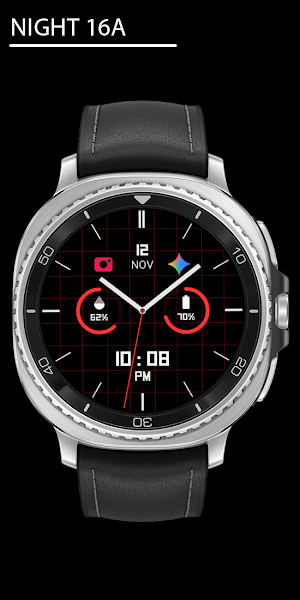 Night 16A -Analog Watch Face Screenshot 0