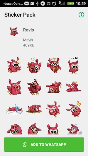 Mavis Sticker Pack (WAStickerApps) Screenshot 0