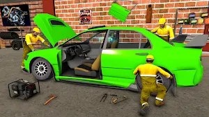 Gas Station Car Parking: 3D Auto Workshop Screenshot 1