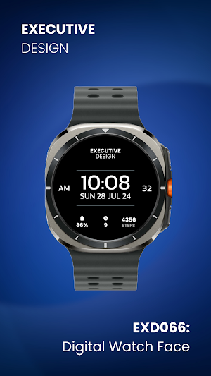 EXD066: Digital Watch Face Screenshot 0