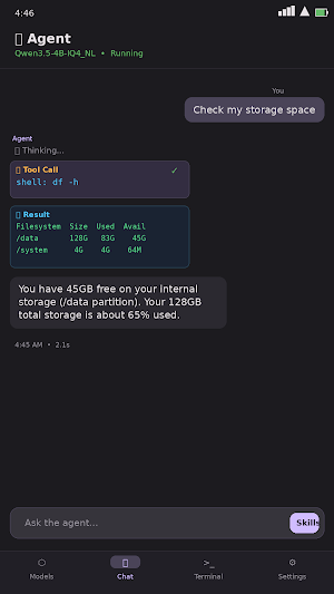 Claw — On-Device AI Agent Screenshot 0
