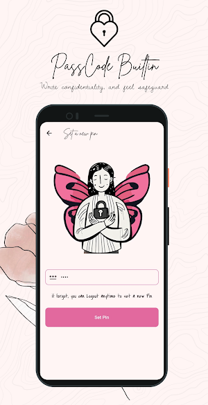Selftalk Journal: Diary lock Screenshot 3