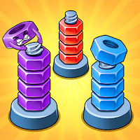 Screw Nuts & Bolts Color Sort