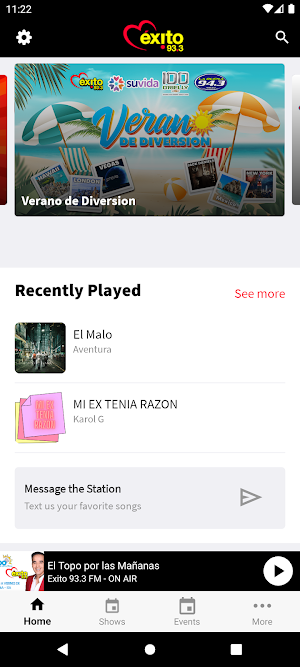 Exito 93.3 Screenshot 0