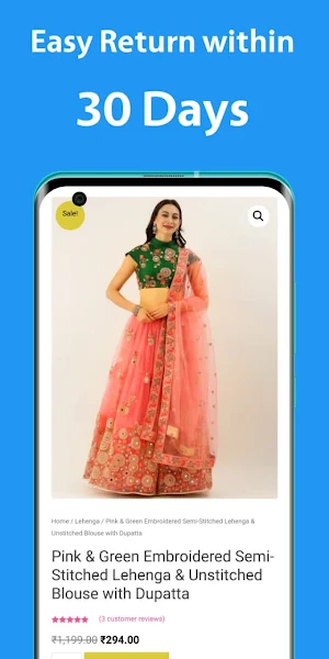 Lehenga Choli Shopping App Screenshot 3