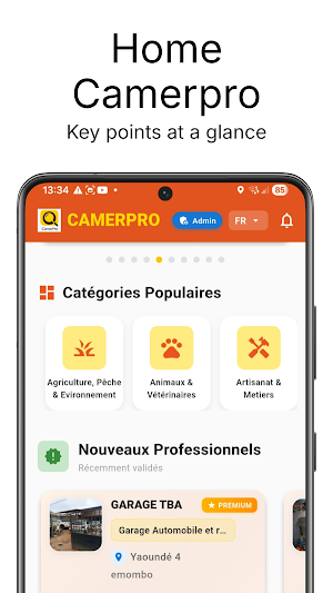 Camerpro: Business Directory Screenshot 2
