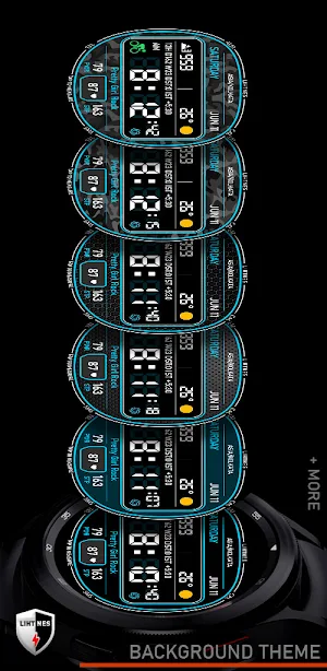 Classic Dark Watch Face 006 Screenshot 3