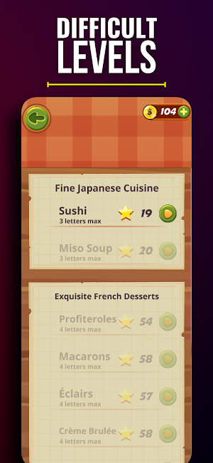 Word Chef Word Search Puzzle Screenshot 2