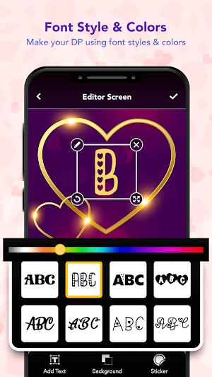 My Love Name Letter DP Maker Screenshot 3