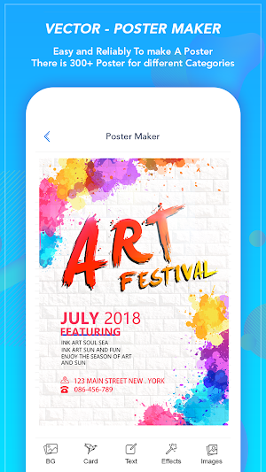 Vector : Poster Maker,Logo And Business Card Maker Screenshot 3