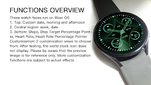 Rhombus Quartz Green Wear OS Screenshot 2