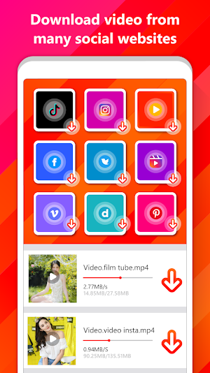 Video downloader master Screenshot 0