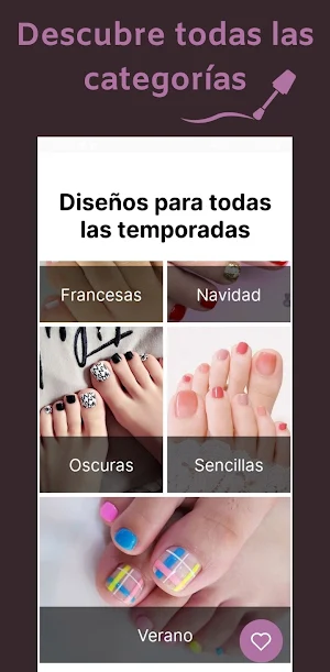 Ideas y diseños de pedicura Screenshot 3