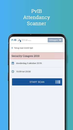 PvIB Attendancy Scanner Screenshot 2