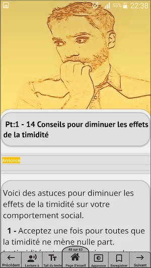 Vaincre la timidité et surmonter le trac Screenshot 3