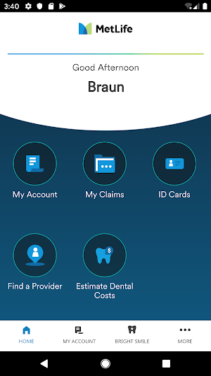 MetLife US App Screenshot 1